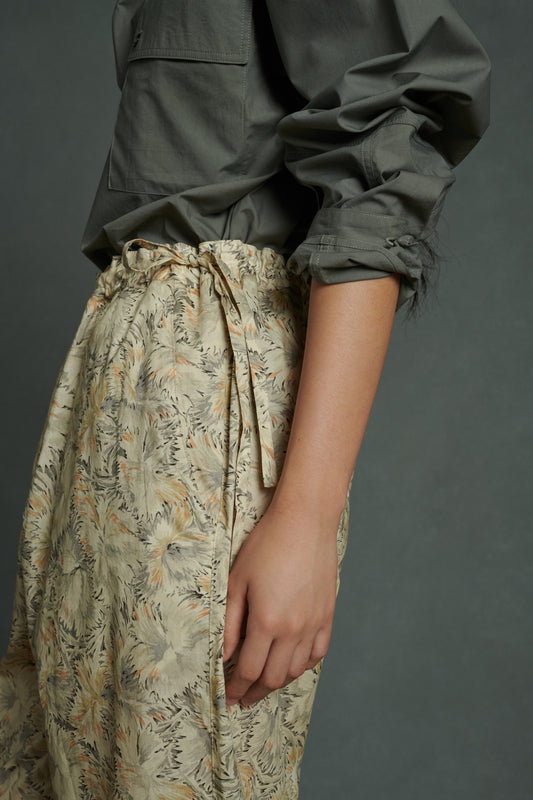 Pantalon Andreas - Beige/Gris - Coton - Femme