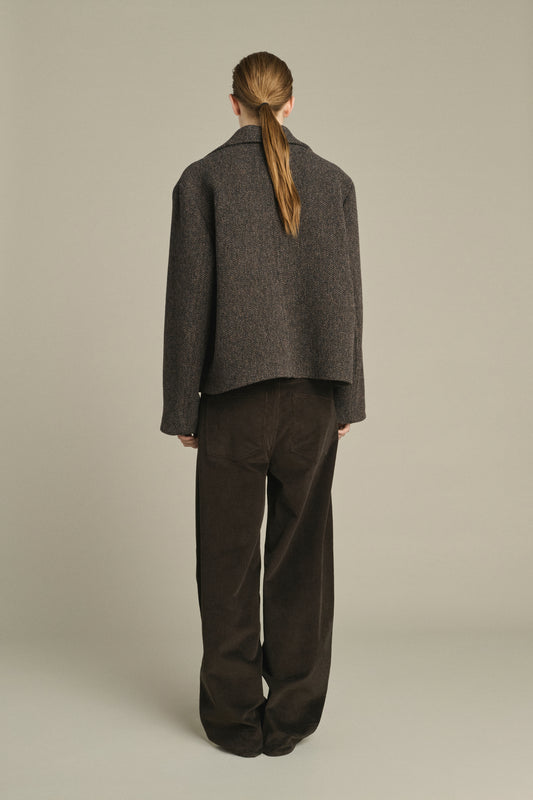 Joseph coat - Brown/Black - Wool - Women