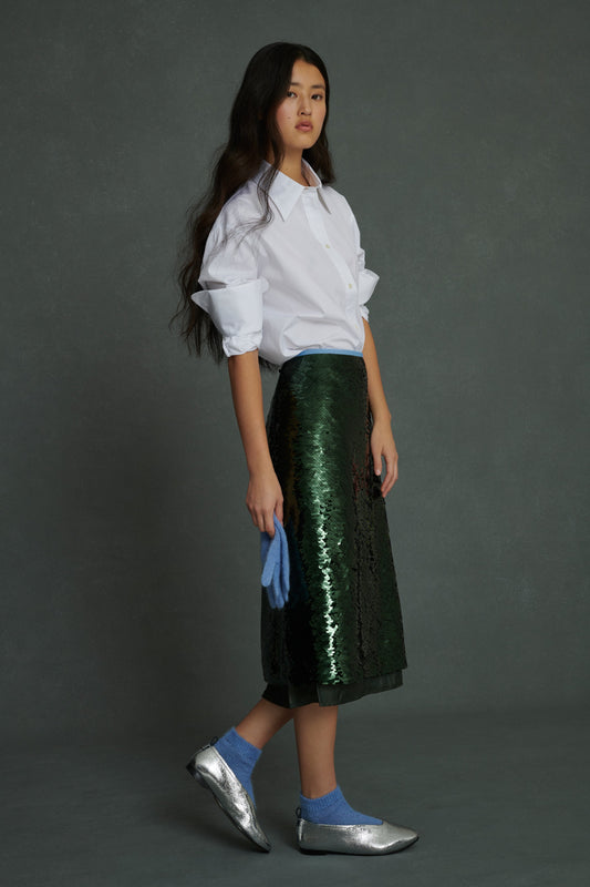SKIRT VANILA GREEN
