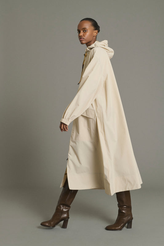 Pradel trench coat - Oversized mastic women's - Soeur
