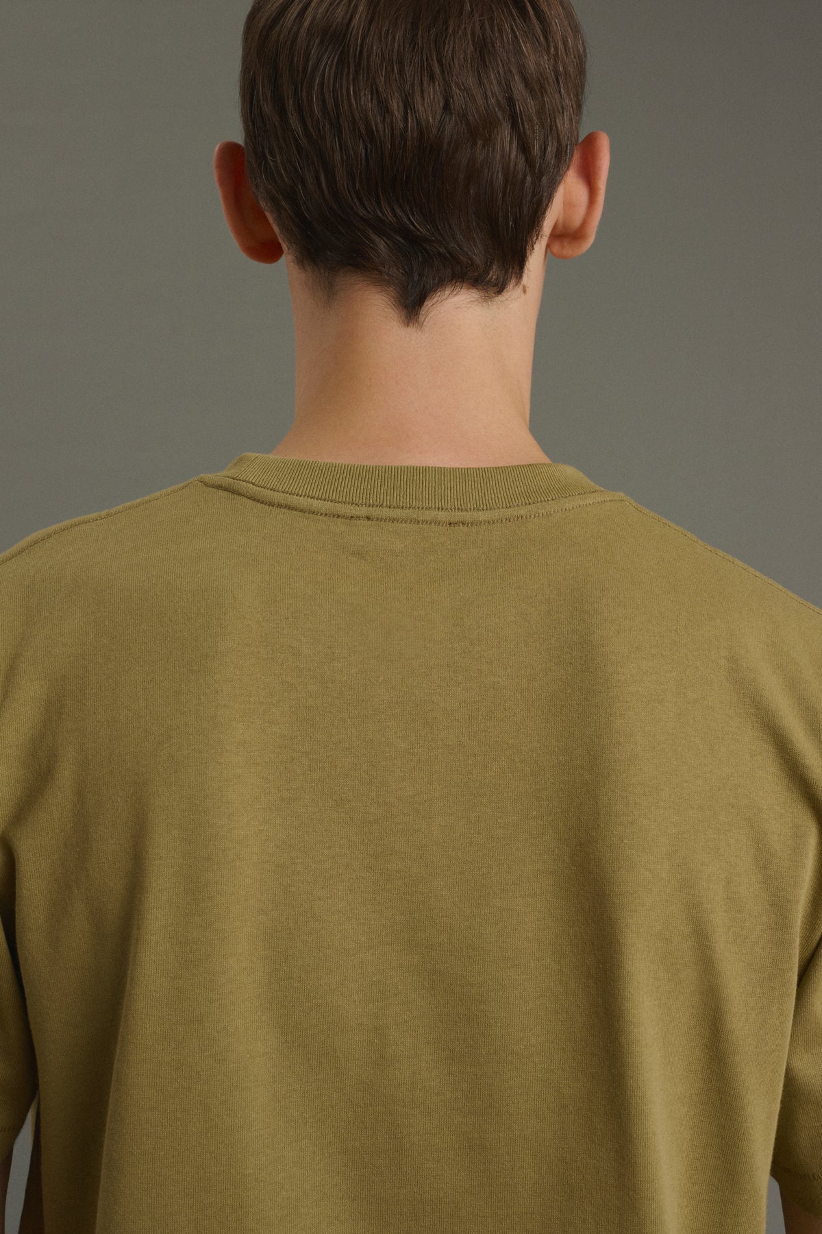 T-Shirt Owen - Light Khaki - Cotton - Men vue 5