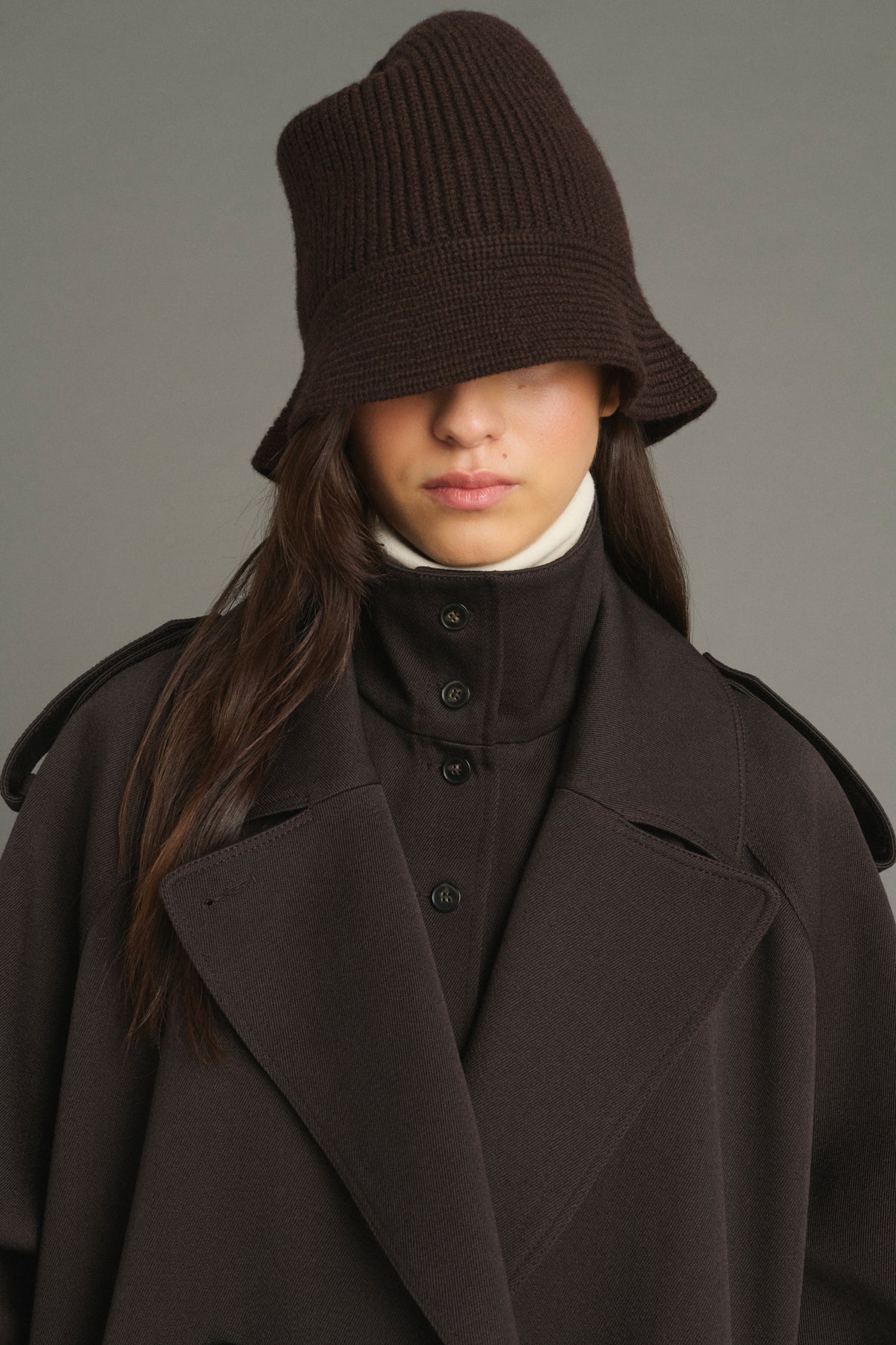 Hat Kendall - Brown Marl - Wool - Women vue 2