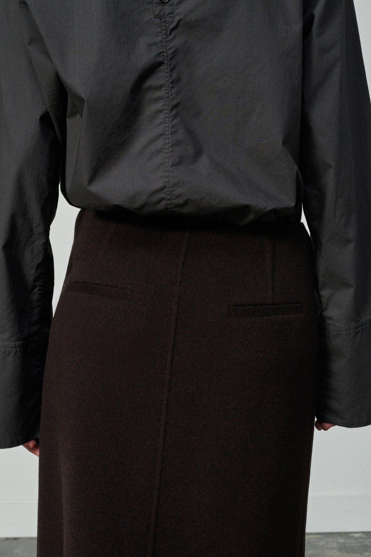 SKIRT WALES BROWN MARL vue 8
