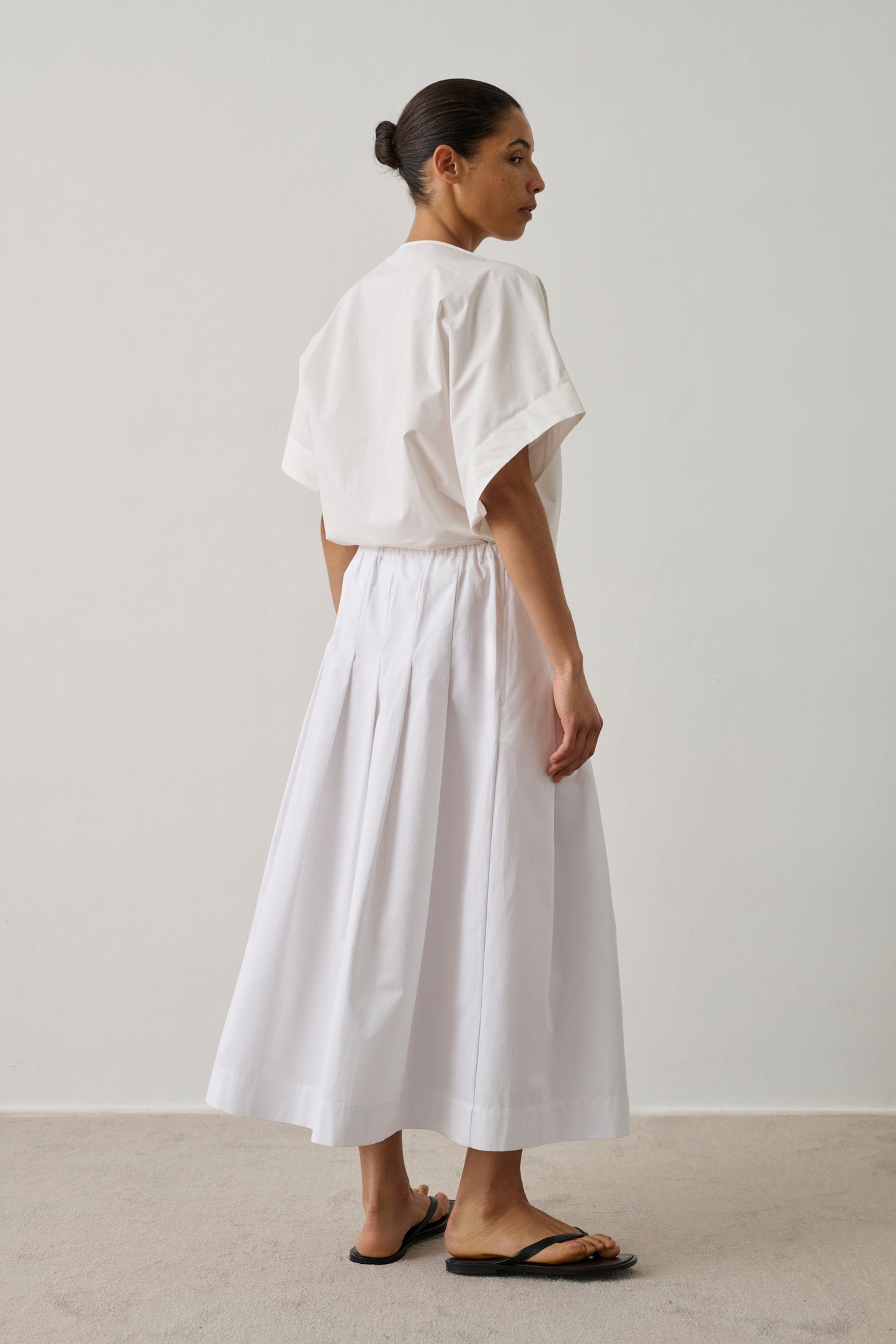 Skirt Amalia - Off-White - Cotton - Women