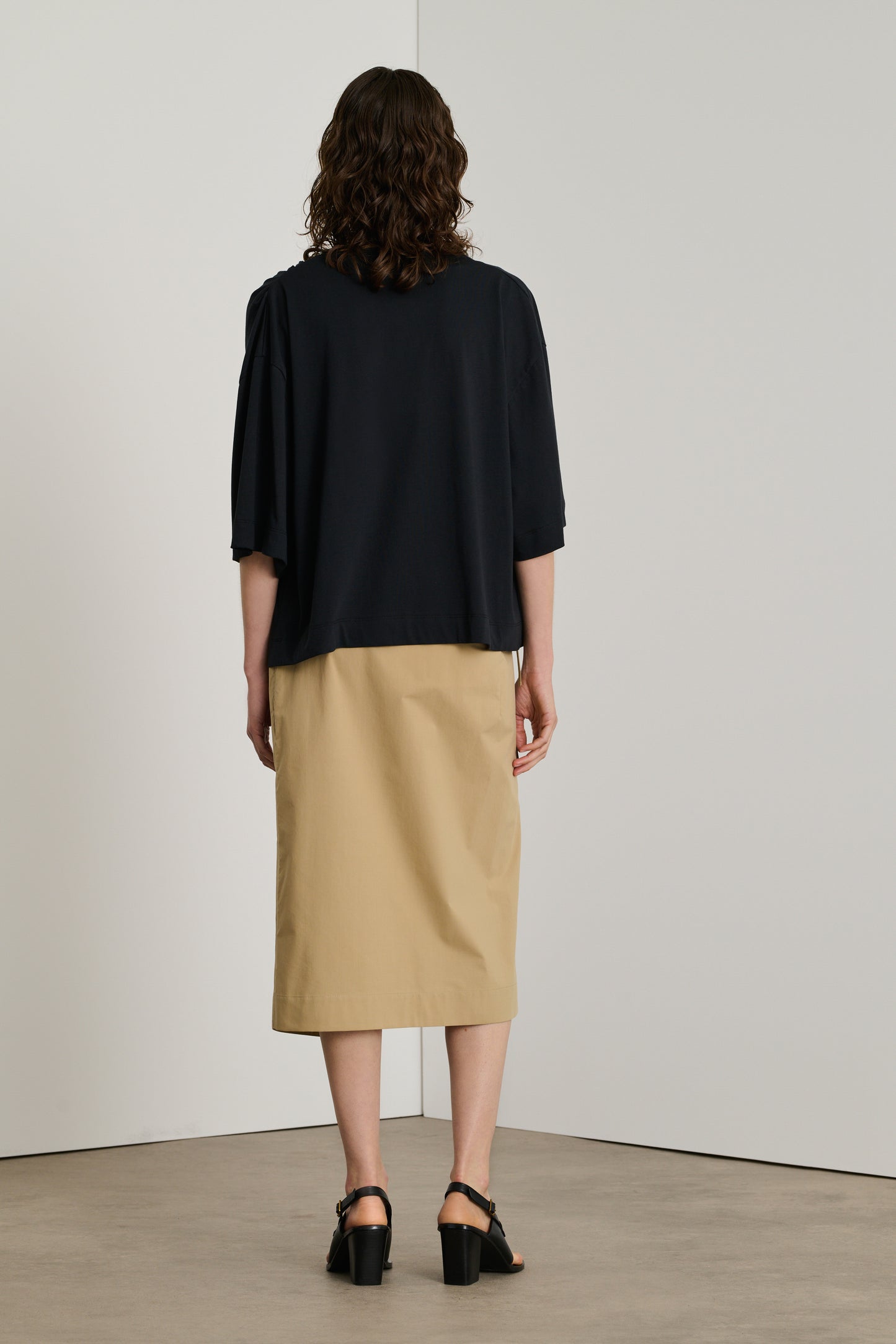 Jupe Dolce - Beige Foncé - Coton - Femme