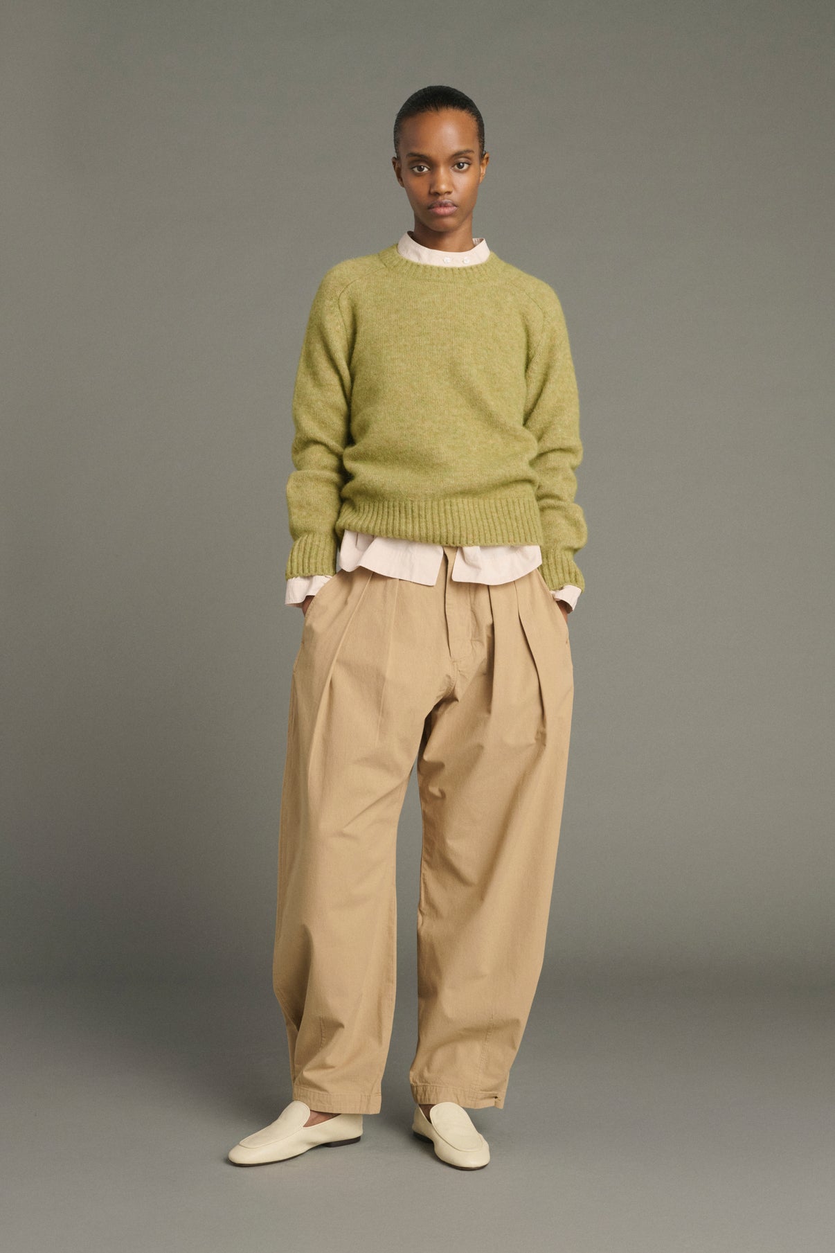 Envie Pullover - Sage - Wool - Women vue 2