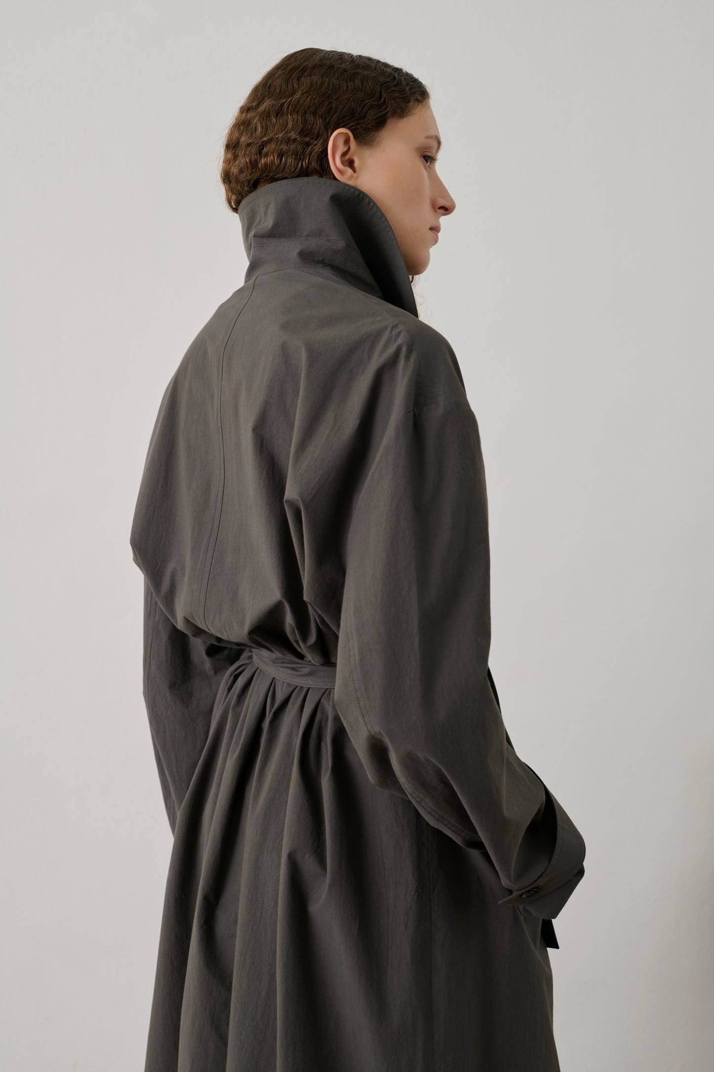 Trench Helio - Anthracite Foncé - Coton - Femme