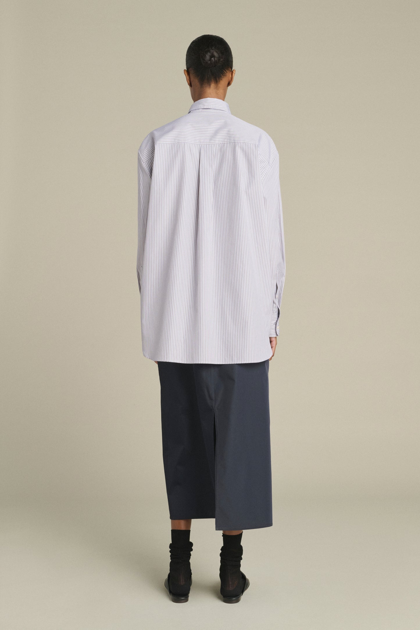 Shirt Carlotta - Blue/Beige - Cotton - Women