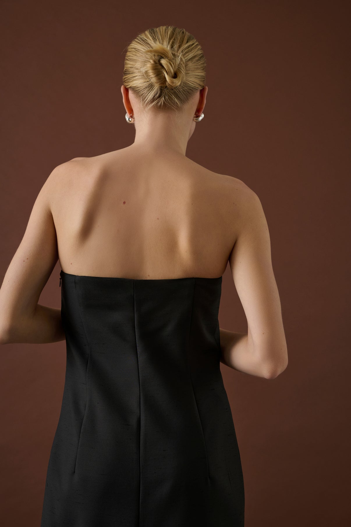 Robe Nora - Noir - Laine - Femme vue 4