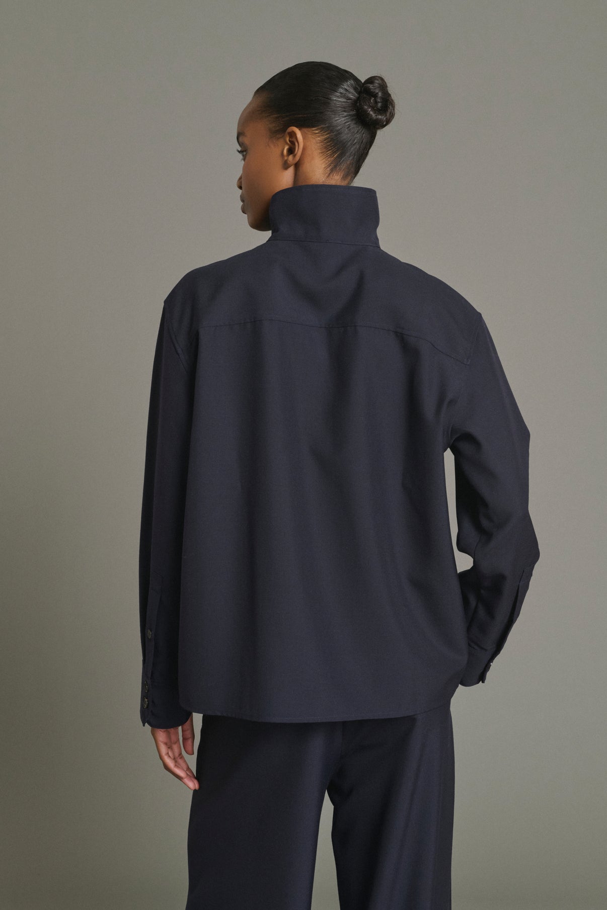 Jaelle Shirt - Midnight Blue - Women vue 3