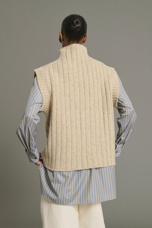 Pullover Jethro - Light Beige - Wool - Women