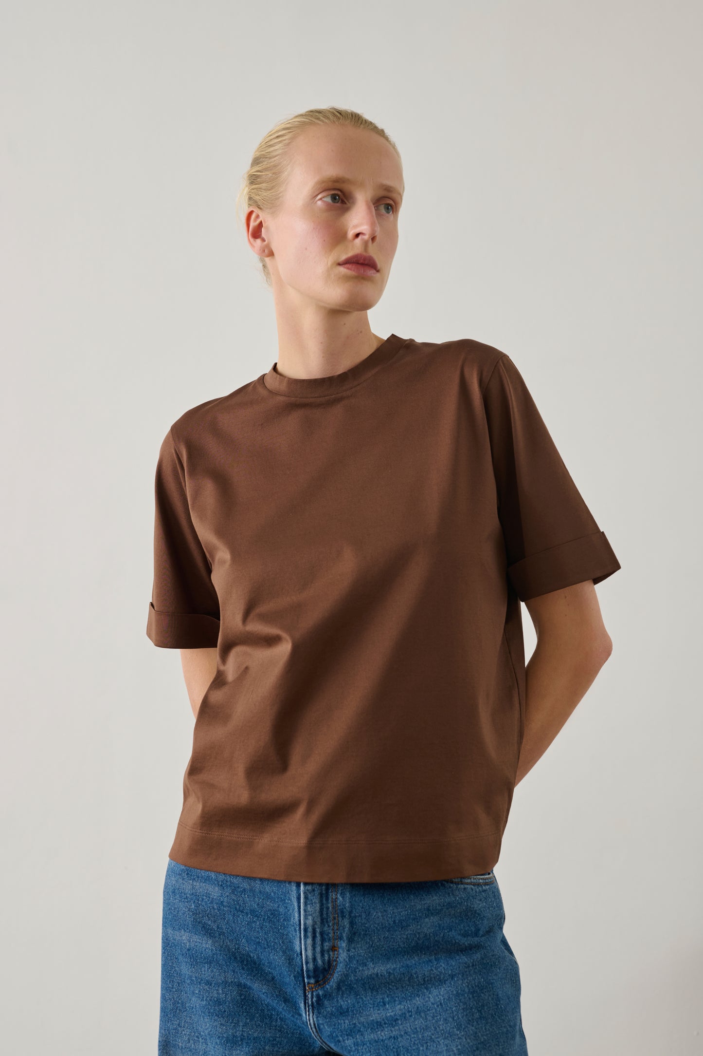 Tee-Shirt Ama - Acajou - Coton - Femme