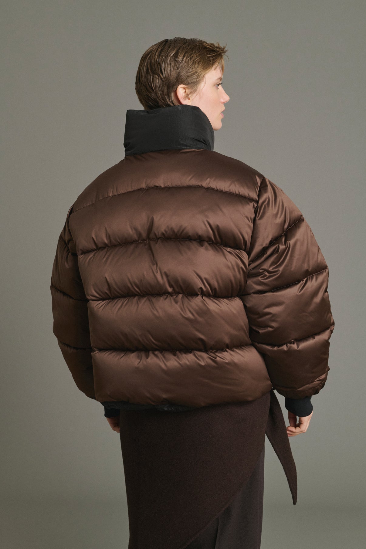 Java puffer jacket - Black - Women vue 6