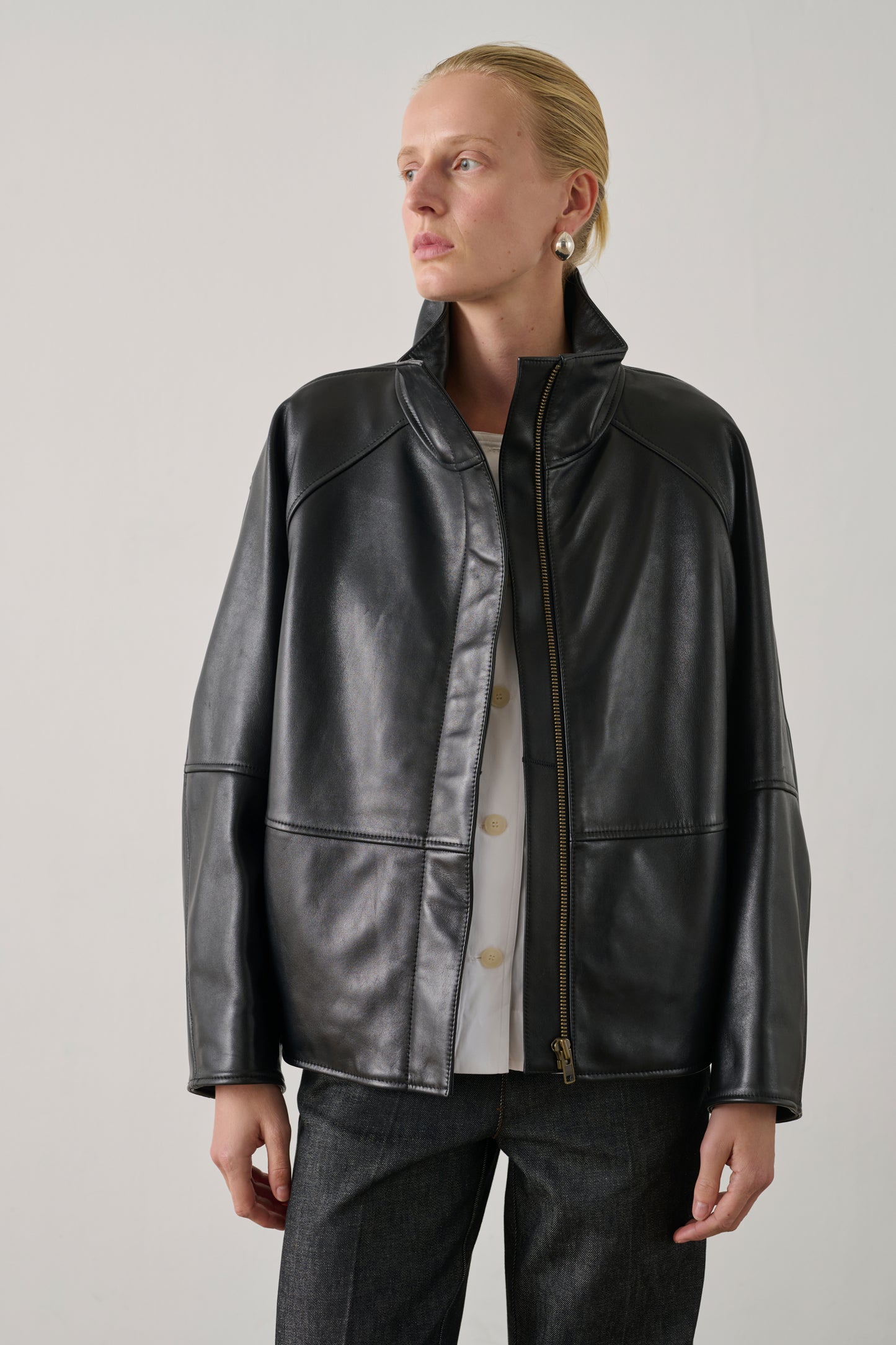 Veste Gamma - Noir - Cuir - Femme