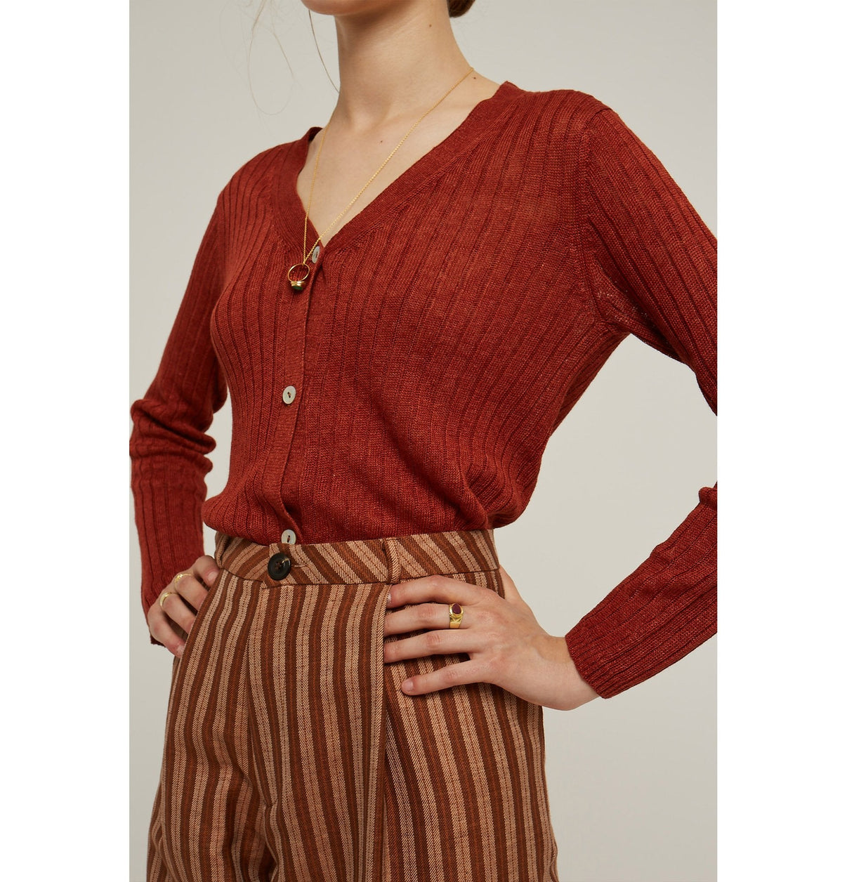 GREEN FIBRE Cardigan  vue 2