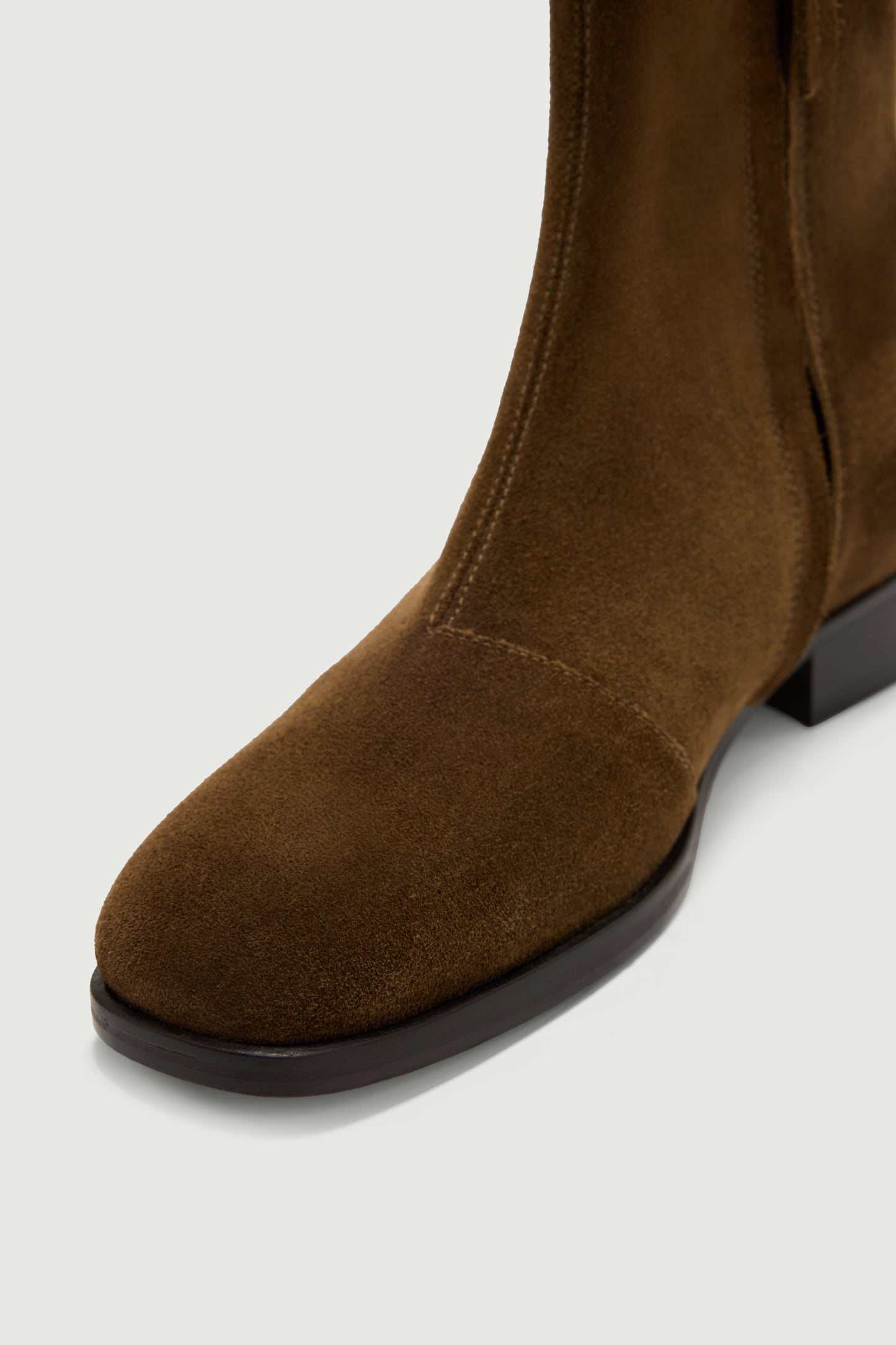 West ankle boots - Brown/Green - Leather - Women