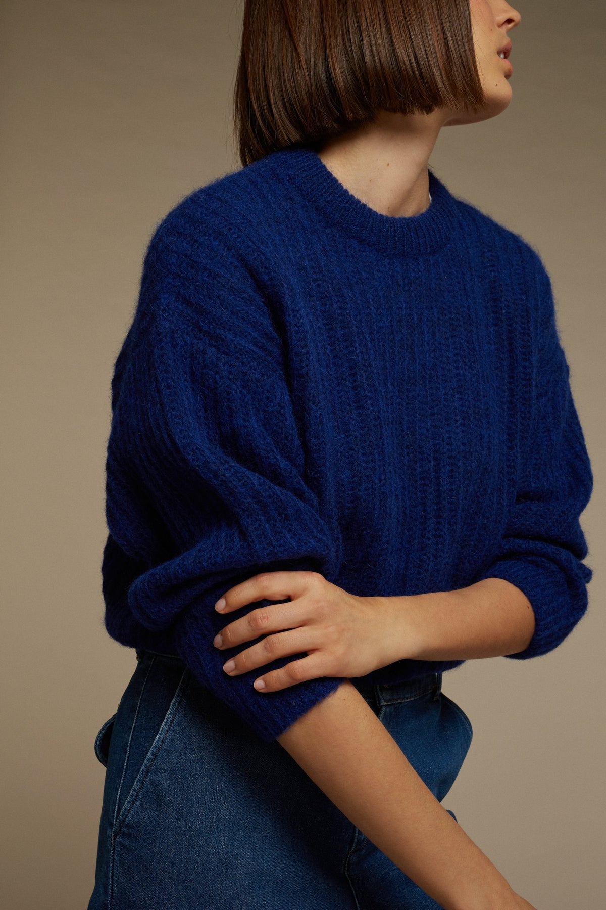 PULLOVER GINETTE MUSTARD vue 3