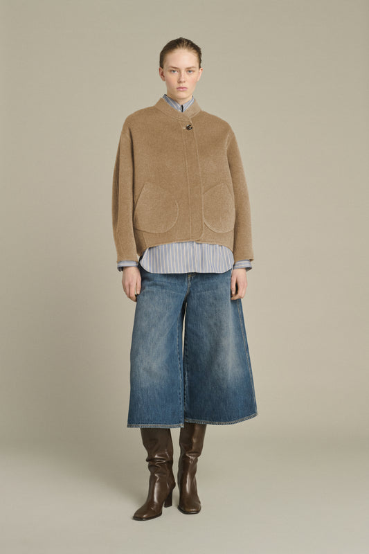 COAT WINDSOR CAMEL MARL