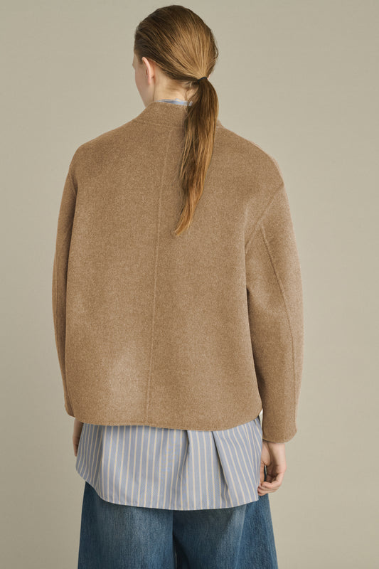 COAT WINDSOR CAMEL MARL