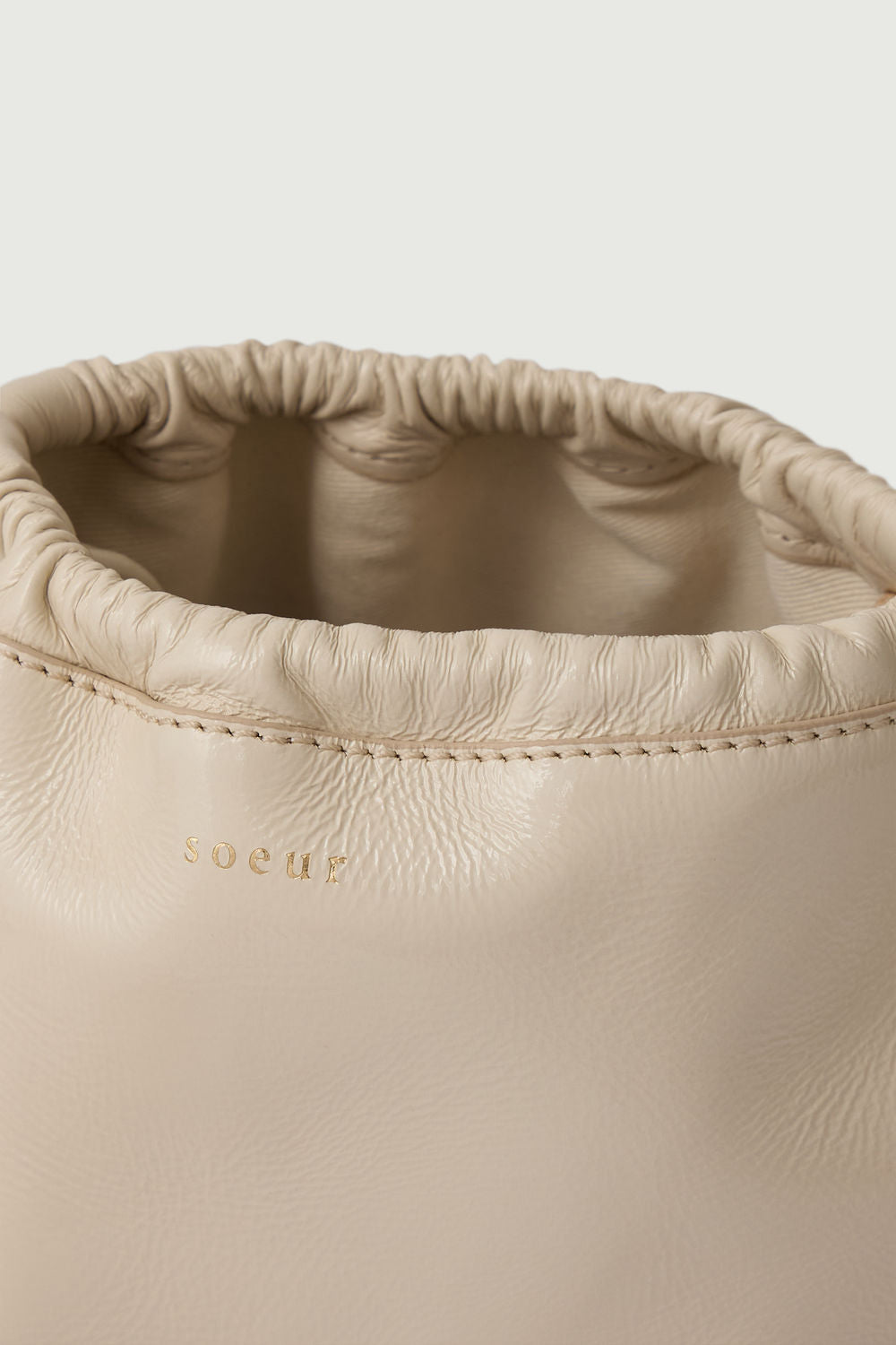 Sac Suzette - Ivoire - Cuir - Femme