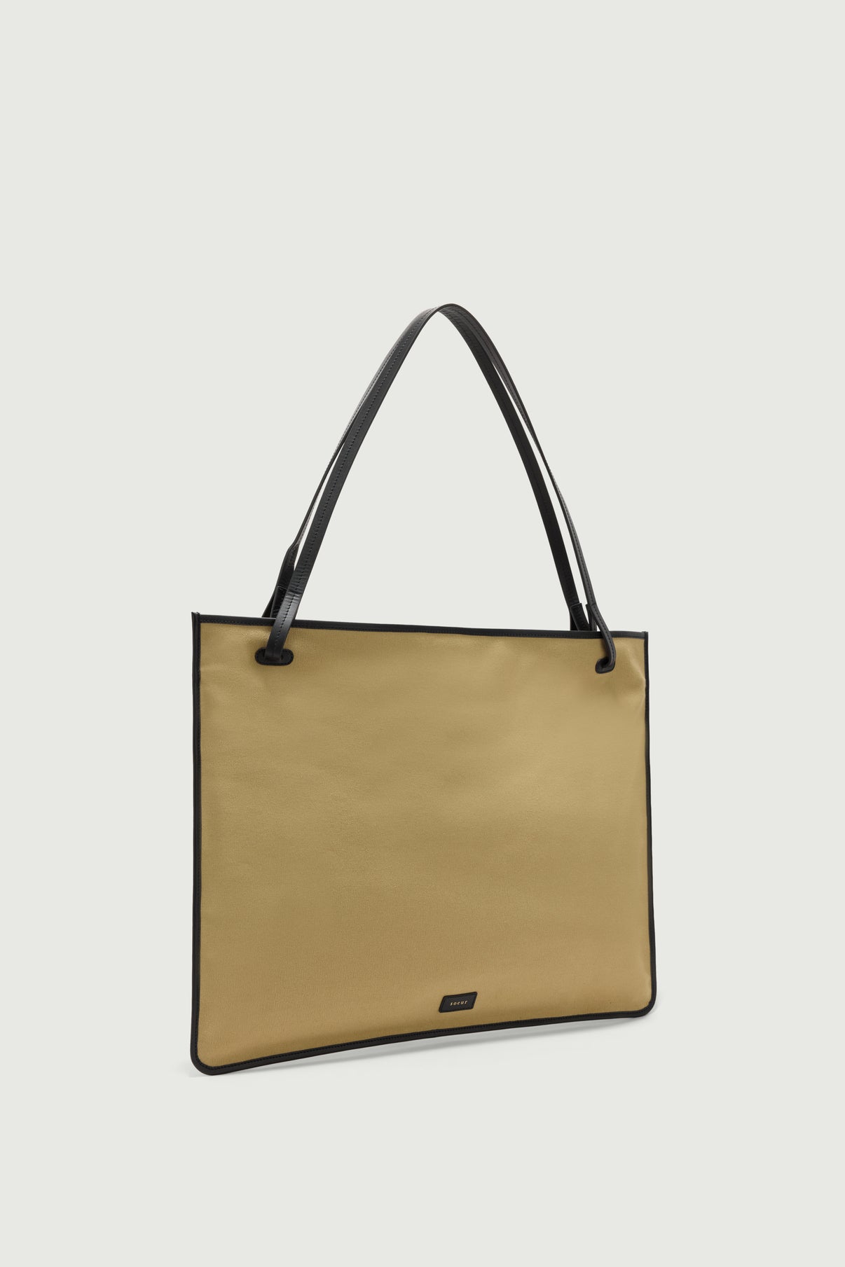 Darla tote bag - Beige/Black - Cotton - Women vue 3