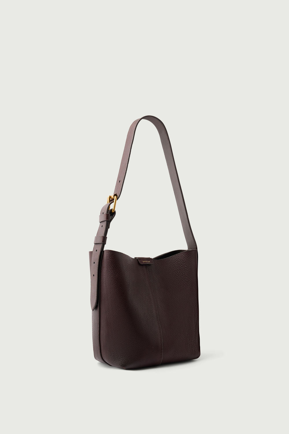 Sac Saudade Mini - Marron Foncé - Cuir - Femme vue 4